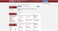 Desktop Screenshot of businessdirectoryfort.com